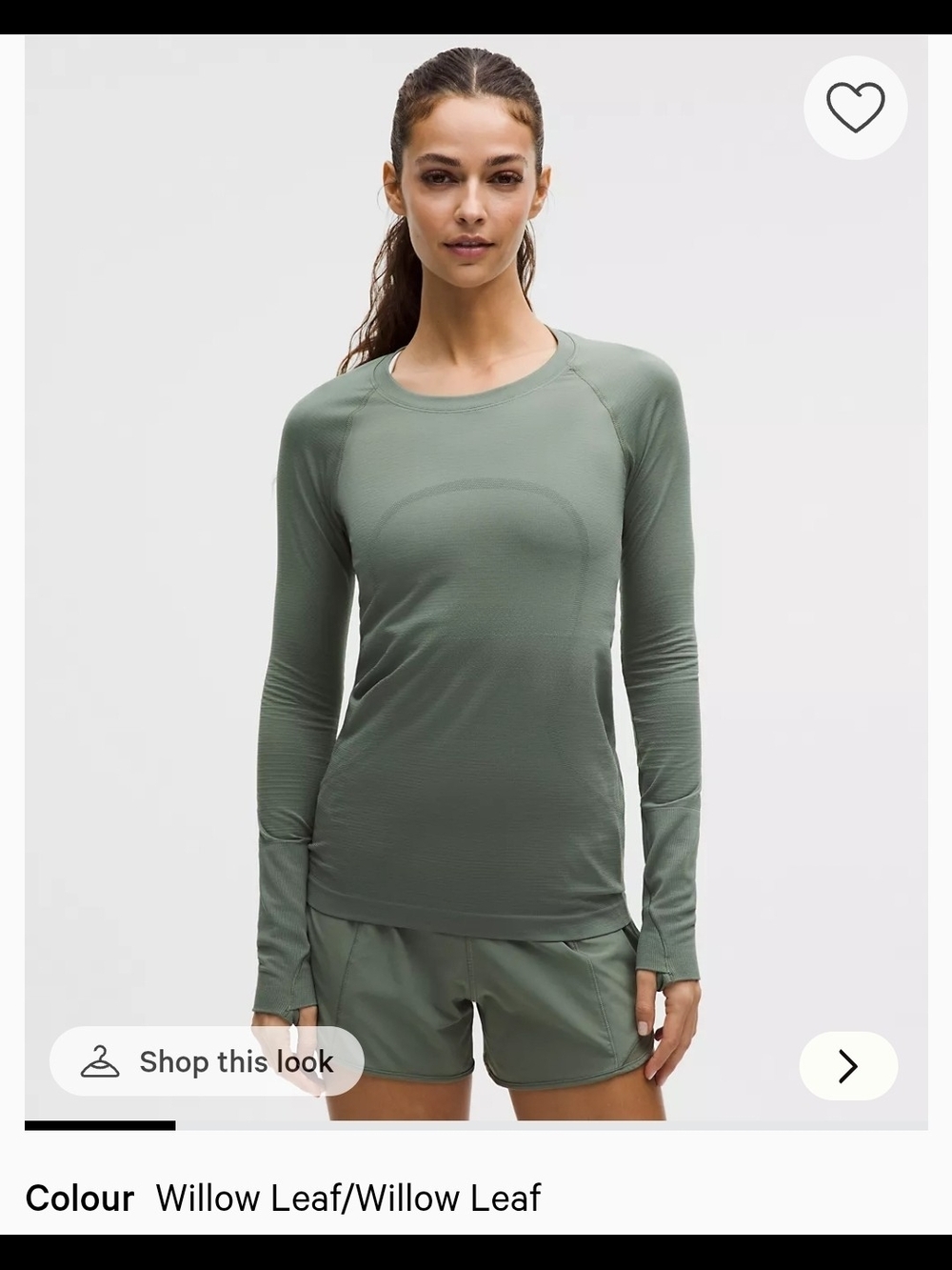 Lululemon Swiftly Tech Long-Sleeve Shirt 2.0 Hip Length Size 4